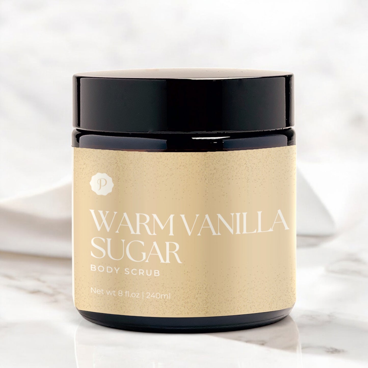 Warm Vanilla Sugar Tallow Body Scrub